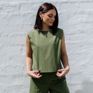 Crop Top - Olive
