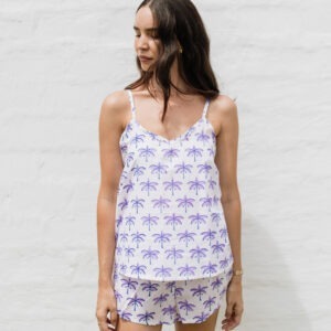 Purple Paradise Cami Sleep Set