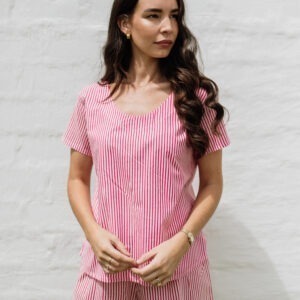 Strawberry Sorbet Short Sleeve Sleep Set