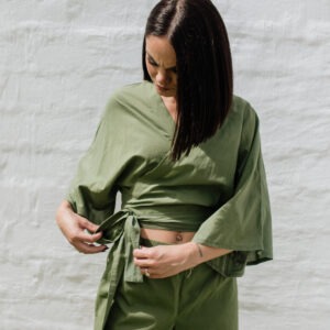 Kimono Blouse - Olive